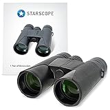 STARSCOPE BINOCULARS - Leichtes, kleines Fernglas mit großer Reichweite zur Vogelbeobachtung oder Jagd | Spezielle Ferngläser mit 10-facher Vergrößerung + 1000m Reichweite | Zoom Fernglas fü