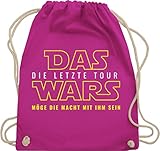 Shirtracer JGA Junggesellenabschied Männer - Das Wars JGA Letzte Tour - Unisize - Fuchsia - turnbeutel jga das wars - WM110 - Turnbeutel und Stoffbeutel aus Baumw