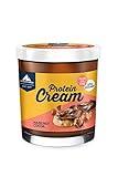 Multipower Protein Cream 200 g – Protein Aufstrich mit 21% Eiweiß – Nuss Nougat Creme ohne Zuckerzusatz oder Palmöl – Haselnuss Noug