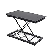 Tragbarer Computertisch ，Rundschreibtisch ，Verstellbarer Computertisch Tisch Klappbarer Laptop Notebook Ständer Bettablage Aluminiumlegierung Tragbarer Anti-Rutsch-Tisch Büromöbel (Farbe : Weiß) S