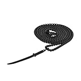 Akitsune Gladius Anhänger inkl. 90cm Kette | Halskette Damen Herren Edelstahl Schwert Japanisches Katana Stylisch - Mattschw