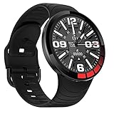 Sport Smart Watch Männer IP68 wasserdichte Volltuchscreen-Silikon-Strap Smartwatch für Android iOS-Telefon-F