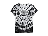 HARLEY-DAVIDSON Herren T-Shirt aus Baumwolle - Tie Dye Tee Shirt - Kurzarm Oberteil für Männer mit Rundhals Schwarz, S