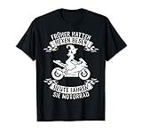 Früher hatten Hexen Besen heute fahren sie Motorrad T-S