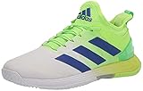 adidas Men's Adizero Ubersonic 4 Racquetball Shoe, Signal Green/Sonic Ink/White, 12.5