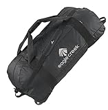 Eagle Creek No Matter What Rolling Duffel XL I Ultraleichte, abwischbare Reisetasche für Camping und Outdoor, Schw