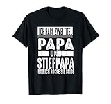 Herren Ich habe zwei Titel Papa und Stiefpapa Stiefvater T-S