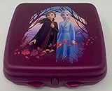 Tupper TUPPERWARE Disney Eisprinzessin ELSA Anna Frozen to Go Twin lila Mädchen Schule Brotdose Box Behälter Kindi Twin Kind Kindergarten Schule A126 Sandwichbox