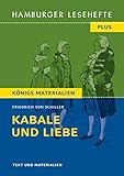 Kabale und Liebe: Hamburger Leseheft plus Königs M