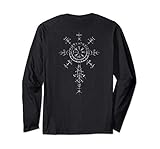 Keltischer Vikinger Vegvisir Kompass Wikinger (on back) Lang
