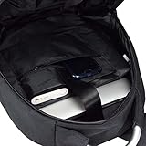Baoblaze Carbon Fiber Motorrad Rucksack Hartschalen Umhängetasche Wasserdicht Schw