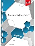 A4 Lehrerkalender von Lehrern für Lehrer 2021/2022