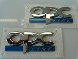 2x Original Opel OPC Line Schriftzug Logo selbstklebend 171684 Emb