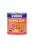 Klarlack seidenglänzend 375 ml ca. 13 qm/Liter Innen Außen Lack Decklack Wilckens Versiegelung Holz wetterbeständig