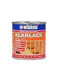 Klarlack seidenglänzend 375 ml ca. 13 qm/Liter Innen Außen Lack Decklack Wilckens Versiegelung Holz wetterbeständig