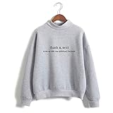 XSG Ariana Grande T-Shirt Unisex Langarm Sweatshirt Rollkragen Schwarzer Pullover Unisex Fleece Sw