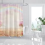 Mädchen tanzen unter dem Mond Nacht Duschvorhänge Polyester Badezimmer Galaxy Vorhang Dekoration B1 180x200