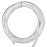 SWNKDG PVC Schlauch (3 M 7 x 10 mm), Wasserschlauch Luftschlauch Kraftstoffschlauch Benzinschlauch Ö