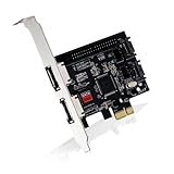 CSL - PCI Express eSATA SATAII PATA IDE Schnittstellenkarte - Controllerkarte 2 x eSATA, 2 x SATA II und 1 x PATA - inkl. RAID Controller JBOD