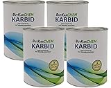 ButKarCHEM Karbid 2 Kg Karbit (Kabit Kabitt karbitt Karbit Karbid Steine) nur 3% Staubanteil lang anhaltendes Gas (Karbid Lamp Lab Nr.3469101)(24h Sofort - Versand) (2.0 Kg)