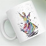N\A Whirling Derwisch Rumi Becher - Liebesleben - für Rumi-Liebhaber - Rumi Zitat - Rumi Gedicht - Don't Give Up - inspirierende Tasse 11oz Keramik Kaffeebecher/Tasse/Getränke Hochglanz S4FJZ6Z