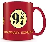 Harry Potter Tasse Hogwarts Express Gleis 9 3/4 rot, 100 % Keramik, Fassungsvermögen ca. 315