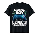 Videospiel für Jungen, Level 3, entsperrt, 3. Geburtstag T-S