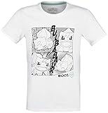 Pokémon Bisasam - Manga T-Shirt weiß XL