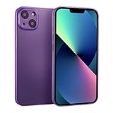 doupi UltraSlim Hülle kompatibel für iPhone 13 (6,1 Zoll), Ultra Dünn Fein Matt Handyhülle Cover Bumper Schutz Schale Hard Case Taschenschutz Design Schutzhülle,