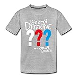 Spreadshirt Die DREI Fragezeichen Kids aus Rocky Beach Teenager Premium T-Shirt, 146-152, G