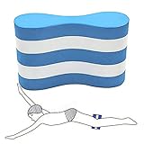 KAKAF Pull Buoy Kickboard Schwimmbrett Schwimmhilfe Trainingshilfe für Kinder Erwachsene Pool Schwimmen Verschiedene Schwimmtechniken (Blau-1)