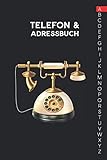 Adress und Telefonbuch: Ca. A5-Format für Adressen, Telefonnummer und Geburtstage mit A-Z Register (Telefon & Adressbuch)