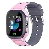 Kinder Smart Watch Q16 Wasserdichte Handgelenk-Spiel Smartwatch Location Tracker mit Kamera-Wecker SOS für Jungen, Mädchen, Rosa, Elektronische tragbare Geräte Smartw