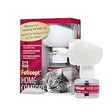 Felisept Home Comfort Starter-Set (Verdampfer + Flakon 45ml) - Mit natürlicher Katzenminze - Beruhigungsmittel für Katzen - Von Tierärzten empfohlen - Wohlbefinden & Entspannung fü