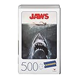 Cardinal Games Jaws Movie 500 Teile Puzzle in Kunststoff Retro Blockbuster VHS Videok