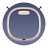 GHHG Saugroboter und Wischmopp, 2 in 1 Ultradünner Roboterstaubsauger mit 1200 pa starker Saugkraft, WiFi-verbunden und selbstaufladend für Tierhaare, Teppich und Hartb