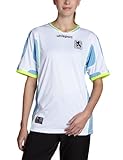 uhlsport 1860 Auswärtstrikot KA Fan, weiß/skyblau, S, 1003084011860,