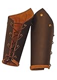 Epic Armoury 100451 Ready For Battle Bracers Brauner Unterarmpanzer, Unisex Erw