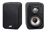 Polk Audio Signature S10E Surround Lautsprecher, HiFi Lautsprecher für Musik und Heimkino Sound, Uni-Pole Lautsprecher, 20 - 100 Watt, 8 Ohm, High Res, 72Hz - 40kHz (Paar)