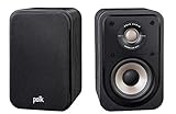 Polk Audio Signature S10E Surround Lautsprecher, HiFi Lautsprecher für Musik und Heimkino Sound, Uni-Pole Lautsprecher, 20 - 100 Watt, 8 Ohm, High Res, 72Hz - 40kHz (Paar)