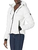 Superdry Womens Spirit Sports Puffer Jacket, White, XL (Herstellergröße:16)