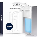 SAIN Professional - Desinfektionsspender 1000ml inkl. Montage-Set - Seifenspender Wandbefestigung