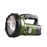 ZHOUSILIN Hochleistungs-220-W-Xenon-Suchscheinwerfer, extern, 12 V, 160 W, Suchscheinwerfer, Starkes Licht, Totale, 100 W, tragbarer Suchscheinwerfer, Taschenlampen, schö