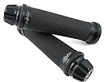 Lenkergriffe kompatibel mit Yamaha WR R 125, WR X 125, WR X 250 WR 250, 450 (Dome/Schwarz)