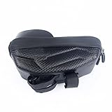 RONGJJ Fahrrad Rahmentasche, Lenkertasche wasserdichte Oberrohrtasche Touchscreen, Sensitive Touch-Screen, Große Kapazitätstasche, Vollständig Wasserabweisendes Für Smartphones Bis Zu 7.5 Zoll, Black