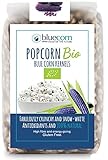 BLUECORN Bio-Popcorn aus blauem Maiskorn zum Selbermachen 7 x 350g | Natürliche (GMO freie) Maissorte | Poppt Schneeweiß | Glutenfrei, Vegan, Öko | Leicht, Knusprig and Leck