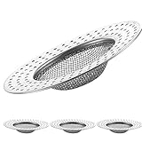 Froiny 4 Stücke Badewanne Abfluss Haarverlängerung Gerät Drain Protector Für Abflussrohre in Badewannen Badewannen Duschen Bades B