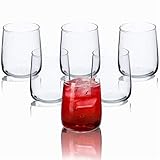 KADAX Wassergläser, Set von 6, Trinkgläser, Saftgläser aus Glas, robuste Gläser für Wasser, Saft, Garten, Party, Drink, Bier, Universalgläser, Cocktailgläser, Getränkegläser (Rebeka, 330ml)