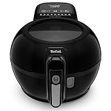 Tefal FZ7738 ActiFry Genius+ Heißluftfritteuse (1550 Watt, Fassungsvermögen: 1,2 kg, Timer, 9 automatische Menüs, Rührarm-System) Schw