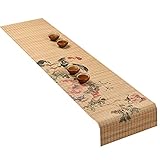 TABLE RUNNER Tischläufer Wohnkultur Tischläufer Aus Holz, Tischset Aus Bambusseide Im Japanischen Stil, Brautschauder/Einweihung/Geburtstag